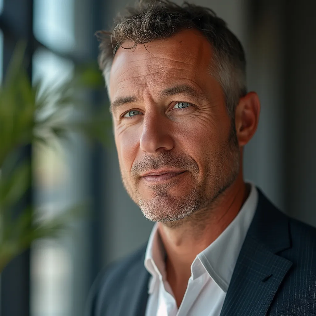 Client célébrant une réussite commerciale avec son mentor